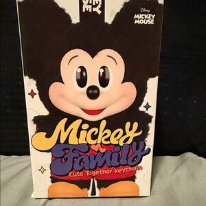 Mickey Family Cute Together keychain by POP MART.